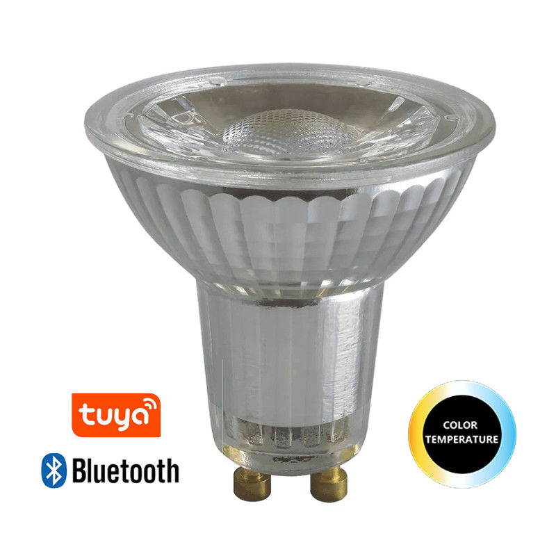 Ελέγχος Teco WIFI Smart Low Watt Gu10 λαμπτήρες Tuya CCT χρώμα 5W Ra80 Dimmable μακρά διάρκεια ζωής