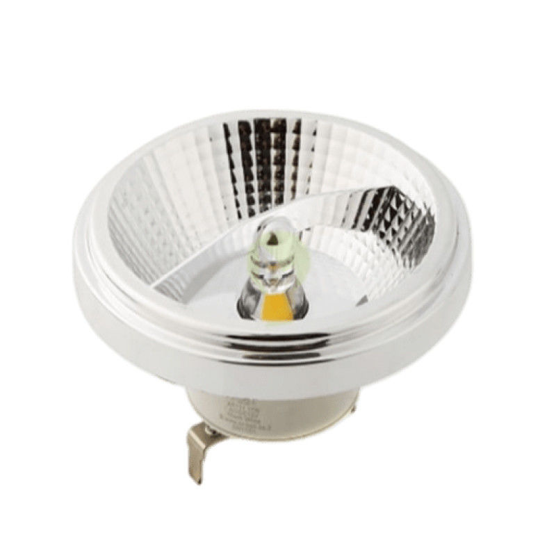 Προσαρμοσμένο 12W AR111 LED λαμπτήρα θερμό λευκό 3000K 24 βαθμών γωνία δέσμης G53 βάση
