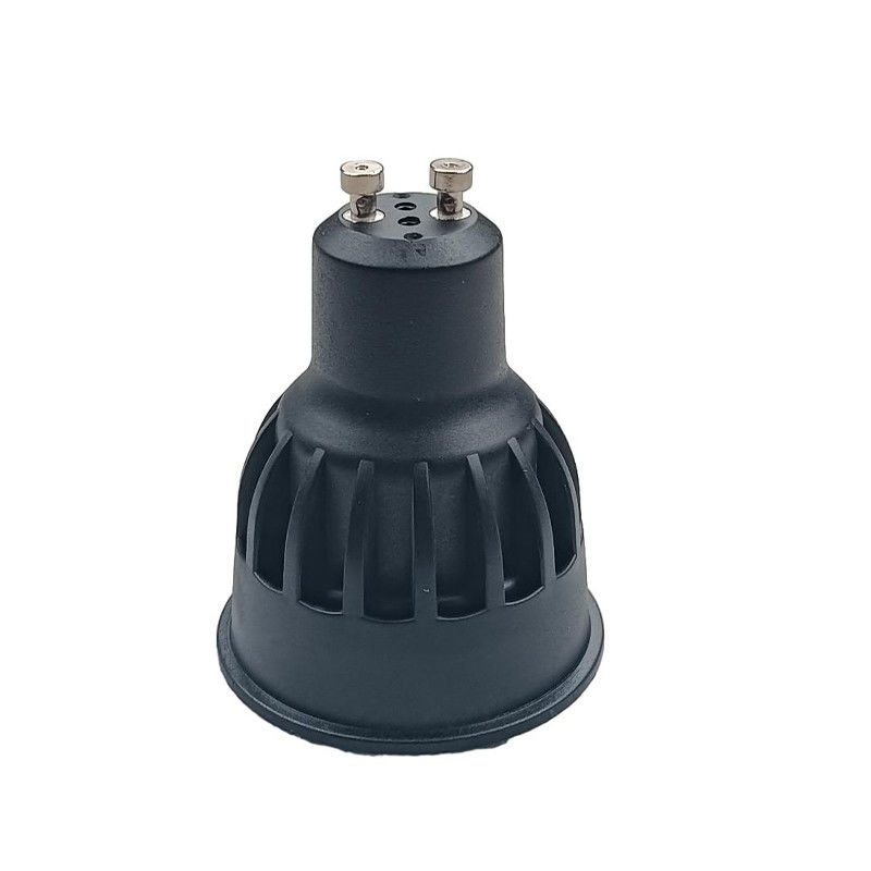 Μη θολωτές 8w GU10 λαμπτήρες LED εσωτερικό μαύρο GU10 προβολέα 24D γωνία δέσμης 630 Lm