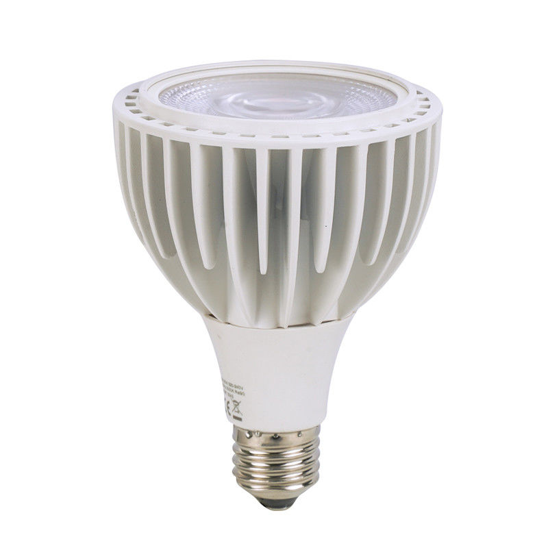 Προσαρμοσμένο 32W PAR30 Led Φωτοβολταϊκό λαμπτήρα 20 βαθμούς 2700k Πολύ ζεστό Λευκό 230v Μη διαφωτιστικό