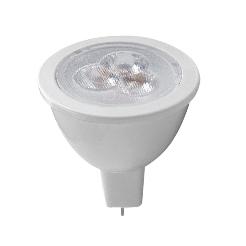 LED MR11 12V 3W 3000K λαμπτήρας Ra90 24 μοίρες γωνία δέσμης Αμβλύσιμος προβολέας LED