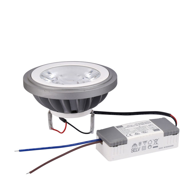 Εμπορικό εμπόριο AR111 Led Spotlight Λαμπτήρα 2700K G53 Δαμαστού LED Λαμπτήρα με εξωτερικό οδηγό