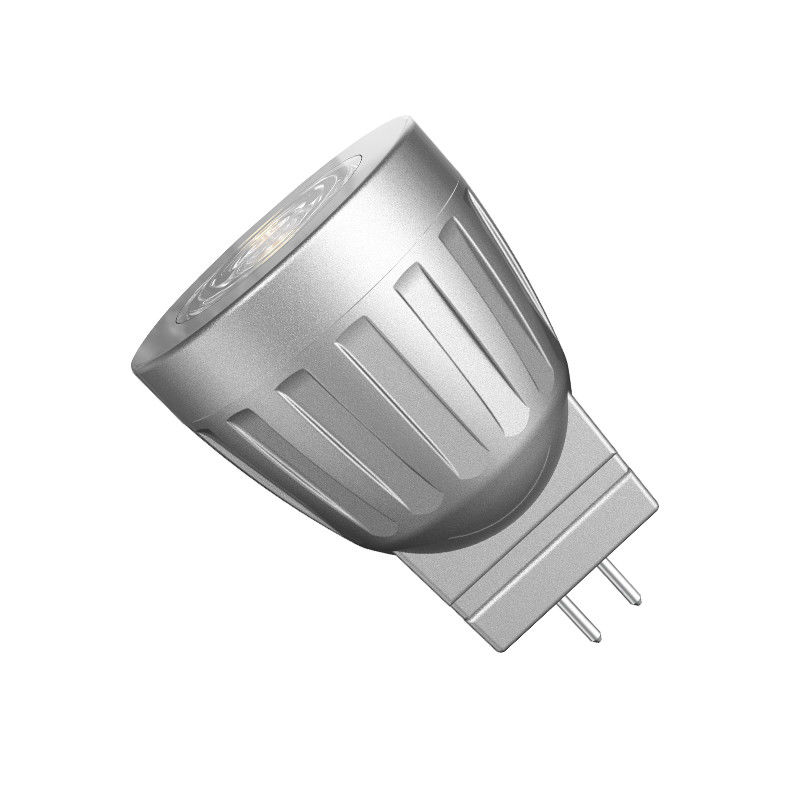 3000K 2.5W MR8 LED λαμπτήρα ζεστό λευκό μη θολωτό πεταμένο αλουμίνιο LED προβολέα