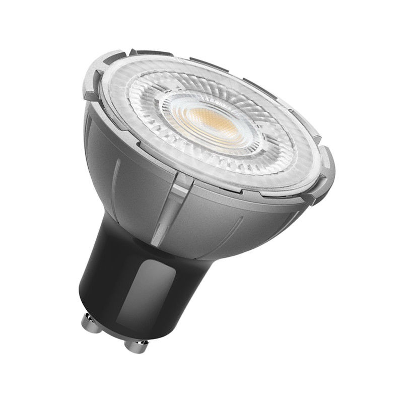 Αμβλύ 8W 230v GU10 λαμπτήρας LED με 2700K και γωνία δέσμης 24 μοιρών για προσαρμοσμένες λύσεις φωτισμού
