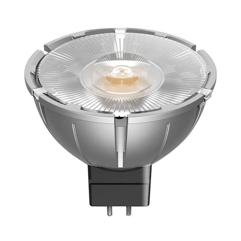 3000K Warm White Mr16 Light Bulb ODM εσωτερικό φωτισμό με γωνία δέσμης 10 μοιρών και τεχνολογία εξασθένησης PWM