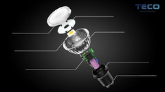 7.5W 3000K LED GU10 Φωτοβολταϊκός λαμπτήρες Ζεστό λευκό 230V Ζουμάιμπ Ra98 Δαμασμένο