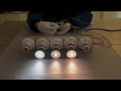 Βίντεο εξασθένισης για το μεταλλικό φως φωτισμού GU10 LED