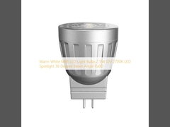 Ζεστά λευκά λαμπτήρες LED MR8 2.5W 12V 2700K LED προβολέας 36 μοίρες γωνία δέσμης Ra90