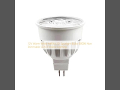 12V θερμό λευκό MR16 λαμπτήρες προβολέα LED 6000K μη διαφωτιστικά GU5.3 εσωτερικό φωτισμό