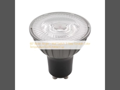 Δέσμη 60° – Μεταλλικό Κύπελλο GU10 με 3-Βαθμίδες Ρυθμιζόμενη Θερμοκρασία Χρώματος, για Διακόπτη Τοίχου